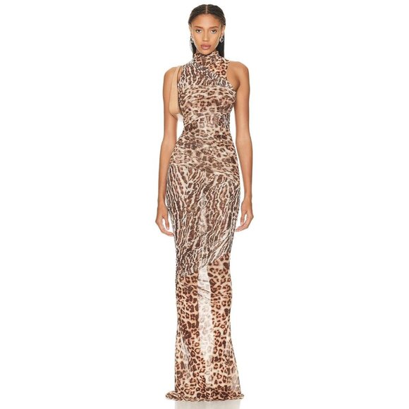 SER.O.YA Leopard Print Maxi Dress - Picture 14 of 16